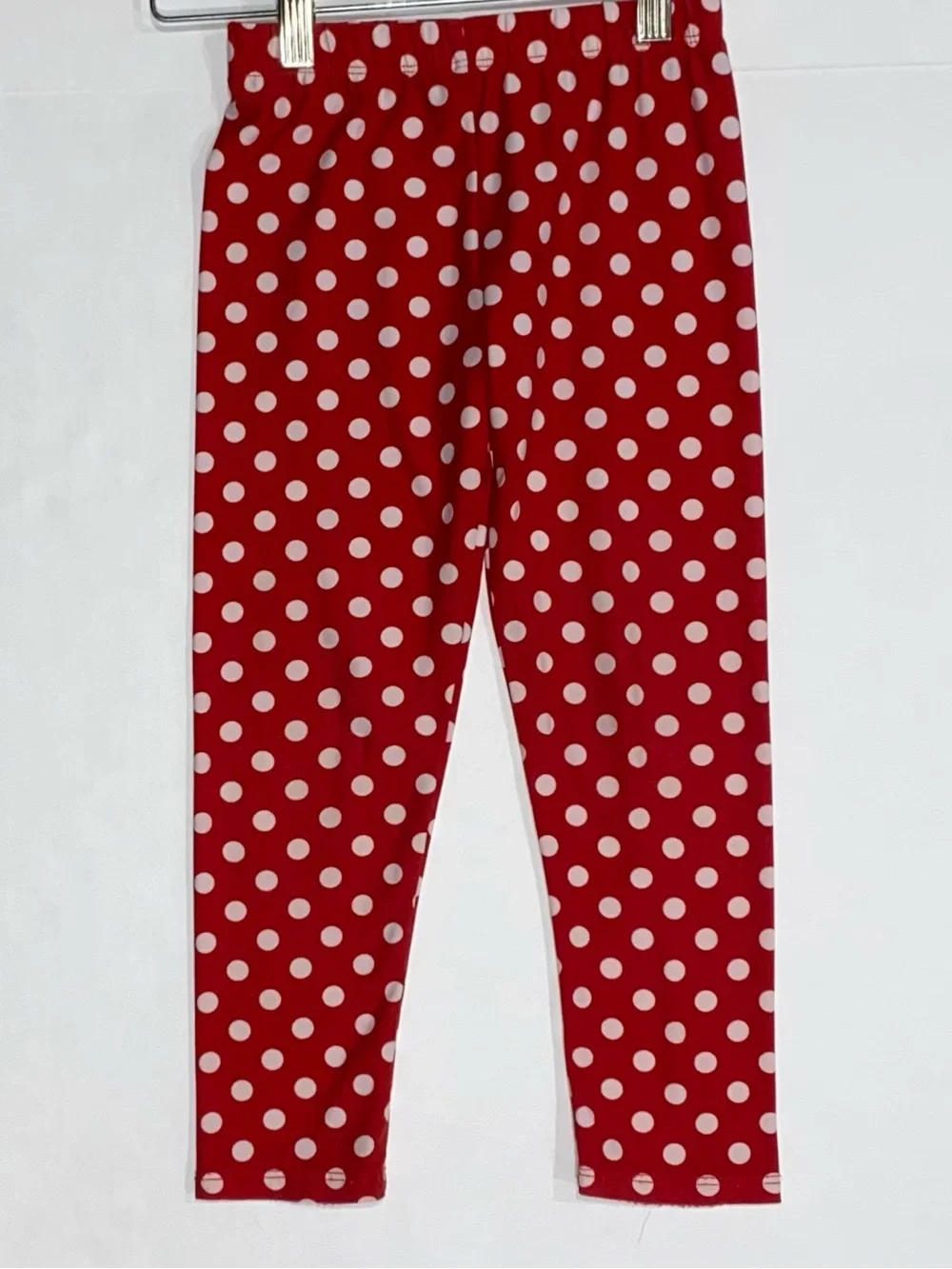 Rare Too! Christmas “JOY” Santa Blue Tunic and Red Polka Dot Pant Set 4T